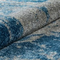 Harrison 10 Baltic 5 ft. 3 in. x 7 ft. 7 in. Area Rug by Addison Rugs -Cozy Floor Style baltic blue addison rugs area rugs hdhr10ba5x8 44 1000