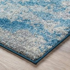 Harrison 10 Baltic 5 ft. 3 in. x 7 ft. 7 in. Area Rug by Addison Rugs -Cozy Floor Style baltic blue addison rugs area rugs hdhr10ba5x8 4f 1000