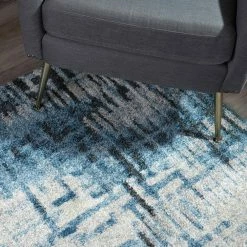 Harrison 6 Baltic 9 ft. 6 in. x 13 ft. 2 in. Area Rug by Addison Rugs -Cozy Floor Style baltic blue addison rugs area rugs hdhr6ba10x13 1d 1000