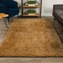 Lavish Beige Shag 8 ft. x 10 ft. Area Rug by Addison Rugs -Cozy Floor Style beige addison rugs area rugs hdlh69be8x10 31 1000