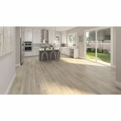Camden Lake Oak 7 mm T x 8.03 in. W Laminate Wood Flooring (23.91 sq.ft/Case) by TrafficMaster -Cozy Floor Style beige trafficmaster laminate wood flooring 360731 2k320 31 1000