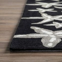 Cove 8 Starfish Black 3 ft. 6 in. x 5 ft. 6 in. Area Rug by Addison Rugs 25 Cove 8 Starfish Black 3 ft. 6 in. x 5 ft. 6 in. Area Rug by Addison Rugs -Cozy Floor Style black addison rugs area rugs hdcv8bk4x6 76 1000