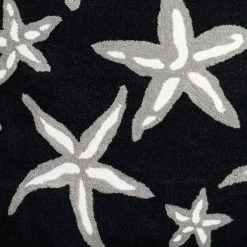 Cove 8 Starfish Black 3 ft. 6 in. x 5 ft. 6 in. Area Rug by Addison Rugs 20 Cove 8 Starfish Black 3 ft. 6 in. x 5 ft. 6 in. Area Rug by Addison Rugs -Cozy Floor Style black addison rugs area rugs hdcv8bk4x6 c3 1000