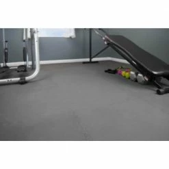 Black/Gray 24 in. x 24 in. x 0.47 in. Foam Dual Sided Gym Floor Tiles (4 Tiles/Pack (16 sq. ft.) by TrafficMaster -Cozy Floor Style black and gray trafficmaster gym floor tiles 24120hdus 66 1000