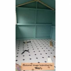 Black and White Marble Paver Residential Vinyl Sheet Flooring 12ft. Wide x Cut to Length by TrafficMaster -Cozy Floor Style black and white marble trafficmaster vinyl sheet flooring c1100405k509g14 d4 1000