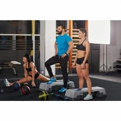 Black 25.2 in. x 25.2 in. x 0.68 in. Foam Shock Absorbing Gym Floor Tiles (4 Tiles/Pack) (17.64 sq. ft.) by TrafficMaster -Cozy Floor Style black fleck trafficmaster gym floor tiles 24182coplhd 76 1000