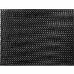 Diamond Soft Black 36 in. x 48 in. Foam Mat by TrafficMaster