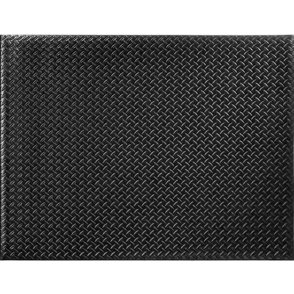 Diamond Soft Black 36 in. x 48 in. Foam Mat by TrafficMaster 3 Diamond Soft Black 36 in. x 48 in. Foam Mat by TrafficMaster
