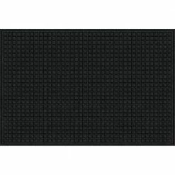 Black 48 in. x 72 in. Synthetic Fiber and Recycled Rubber Commercial Door Mat by TrafficMaster