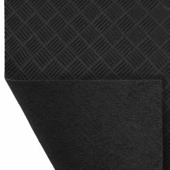 Black 36 in. x 48 in. Rubber Deck Plate Mat by TrafficMaster -Cozy Floor Style black trafficmaster commercial floor mats mt1003508 66 1000