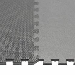 Black/Gray 24 in. x 24 in. x .52 in. Foam Dual Sided Impact Gym Floor Tiles (4 Tiles/Pack (16 sq. ft.) by TrafficMaster -Cozy Floor Style black trafficmaster gym floor tiles 24213hdus 31 1000