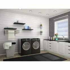 Black 24 in. W x 24 in. L x 0.47 in. Foam Interlocking Gym Floor Tiles (6 Tiles/Pack) (24 sq. ft.) by TrafficMaster 20 Black 24 in. W x 24 in. L x 0.47 in. Foam Interlocking Gym Floor Tiles (6 Tiles/Pack) (24 sq. ft.) by TrafficMaster -Cozy Floor Style black trafficmaster gym floor tiles 24224dphd 4f 1000