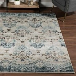 Provincial 11 Blue 3 ft. 3 in. x 5 ft. 3 in. French Damask Area Rug by Addison Rugs 25 Provincial 11 Blue 3 ft. 3 in. x 5 ft. 3 in. French Damask Area Rug by Addison Rugs -Cozy Floor Style blue addison rugs area rugs hdpc11bl3x5 31 1000