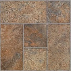 Bodden Bay 12 in. x 12 in. Terra Cotta Peel and Stick Vinyl Tile (30 sq. ft. / case) by TrafficMaster