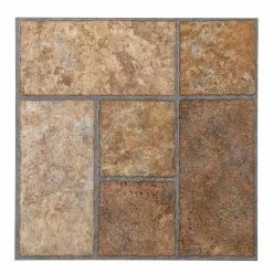 Bodden Bay 12 in. x 12 in. Terra Cotta Peel and Stick Vinyl Tile (30 sq. ft. / case) by TrafficMaster 19 Bodden Bay 12 in. x 12 in. Terra Cotta Peel and Stick Vinyl Tile (30 sq. ft. / case) by TrafficMaster -Cozy Floor Style bodden bay terra cotta trafficmaster vinyl tile 26294061 c3 1000