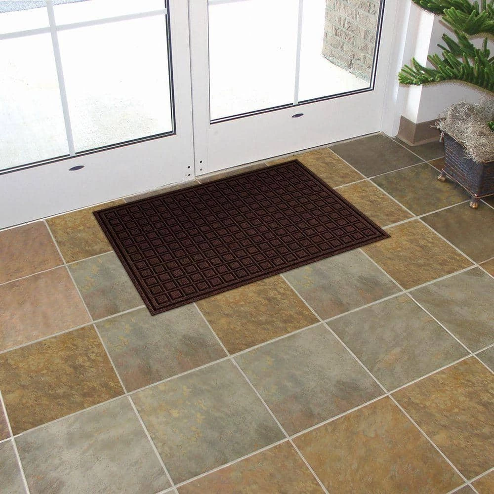 24 in. x 36 in. Brown Synthetic Surface and Recycled Rubber Commerical Door Mat by TrafficMaster 4 24 in. x 36 in. Brown Synthetic Surface and Recycled Rubber Commerical Door Mat by TrafficMaster - Image 2