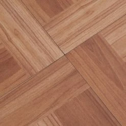 Brown Wood Parquet 12 in. x 12 in. Peel and Stick Vinyl Tile Flooring (30 sq. ft. / case) by TrafficMaster -Cozy Floor Style brown wood parquet trafficmaster vinyl tile 65657 66 1000