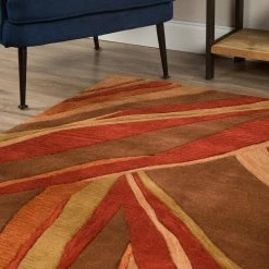 Ascot 16 Abstract Stripe Canyon 8 ft. x 10 ft. Area Rug by Addison Rugs 13 Ascot 16 Abstract Stripe Canyon 8 ft. x 10 ft. Area Rug by Addison Rugs -Cozy Floor Style canyon addison rugs area rugs hdas16ca8x10 4f 1000