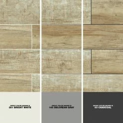 Capel Timber 6 in. x 24 in. Matte Ceramic Wood Look Floor and Wall Tile (16.8 sq. ft./Case) by TrafficMaster 15 Capel Timber 6 in. x 24 in. Matte Ceramic Wood Look Floor and Wall Tile (16.8 sq. ft./Case) by TrafficMaster -Cozy Floor Style capel timber trafficmaster ceramic tile nhdcaptim6x24 a0 1000