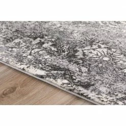 Apollo 7 Carbon 2 ft. 3 in. x 7 ft. 5 in. Distressed Patterned Indoor Runner Rug by Addison Rugs -Cozy Floor Style carbon addison rugs area rugs hdap7ca2x7 4f 1000