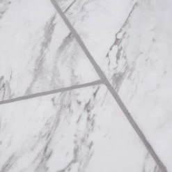 Carrara Marble 12 in. x 24 in. Peel and Stick Vinyl Tile (20 sq. ft. / case) by TrafficMaster -Cozy Floor Style carrara marble trafficmaster vinyl tile ss1212 40 1000