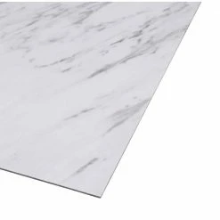 Carrara Marble 12 in. x 24 in. Peel and Stick Vinyl Tile (20 sq. ft. / case) by TrafficMaster -Cozy Floor Style carrara marble trafficmaster vinyl tile ss1212 77 1000