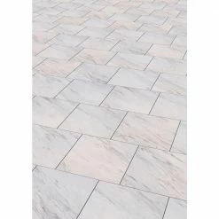 Carrara Marble 12 in. x 12 in. Peel and Stick Vinyl Tile (30 sq. ft. / case) by TrafficMaster -Cozy Floor Style carrara marble trafficmaster vinyl tile ss1212 c3 1000 1