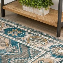 Gentry 22 Charcoal 1 Ft. 8 In. x 2 Ft. 6 In. Southwest Accent Rug by Addison Rugs -Cozy Floor Style charcoal addison rugs area rugs hdge22ch20x30 40 1000