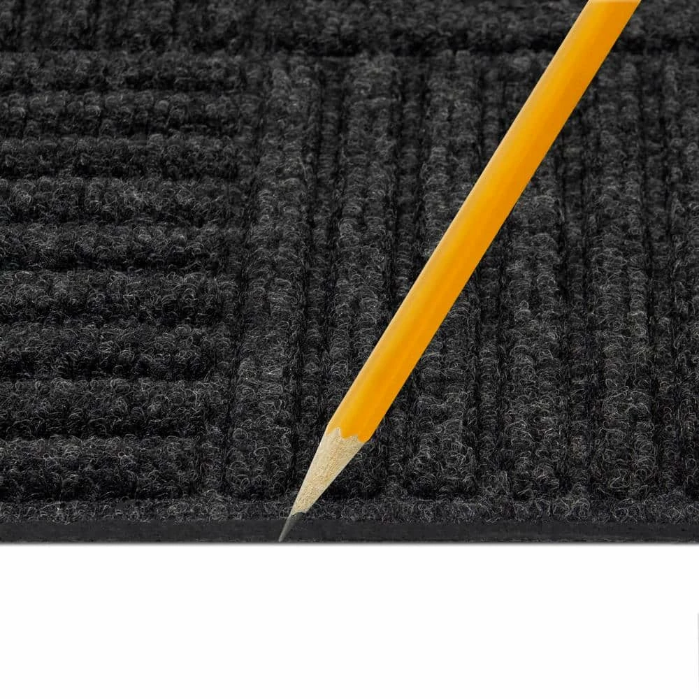 Black Residential 18 in. x 18 Peel and Stick Carpet Tile (8 Tiles/Case)18 sq. ft. by TrafficMaster 5 Black Residential 18 in. x 18 Peel and Stick Carpet Tile (8 Tiles/Case)18 sq. ft. by TrafficMaster - Image 3