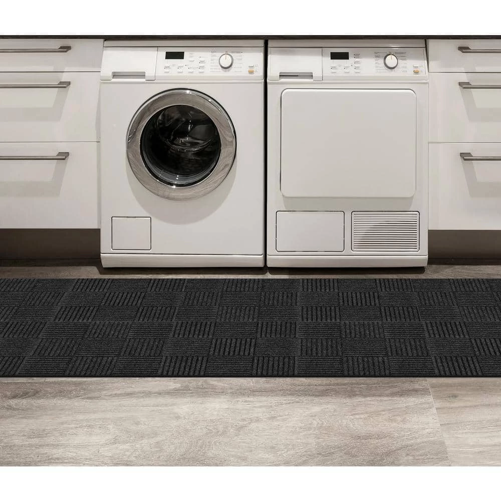 Black Residential 18 in. x 18 Peel and Stick Carpet Tile (8 Tiles/Case)18 sq. ft. by TrafficMaster 8 Black Residential 18 in. x 18 Peel and Stick Carpet Tile (8 Tiles/Case)18 sq. ft. by TrafficMaster - Image 6