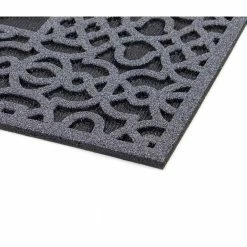 Geo Welcome Charcoal 24 in. x 36 in. Door Mat by TrafficMaster -Cozy Floor Style charcoal trafficmaster door mats 60781172924x36 40 1000