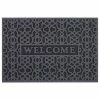 Geo Welcome Charcoal 24 in. x 36 in. Door Mat by TrafficMaster -Cozy Floor Style charcoal trafficmaster door mats 60781172924x36 64 1000