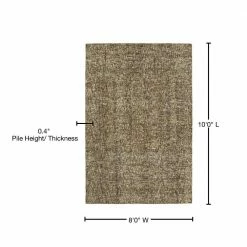 Zen 5 Coffee 8 ft. x 10 ft. Area Rug by Addison Rugs -Cozy Floor Style coffee addison rugs area rugs hdze5co8x10 76 1000