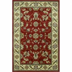 Kazmir Crimson 3 ft. x 4 ft. Area Rug by TrafficMaster