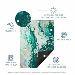 Copeland Emerald City 3 ft. x 5 ft. Abstract Area Rug by Addison Rugs 17 Copeland Emerald City 3 ft. x 5 ft. Abstract Area Rug by Addison Rugs -Cozy Floor Style emerald city addison rugs area rugs hdkc10em3x5 fa 1000