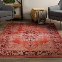 Athena 1 Ginger 7 ft. 10 in. x 9 ft. 10 in. Area Rug by Addison Rugs -Cozy Floor Style ginger addison rugs area rugs hdat1gi8x10 31 1000