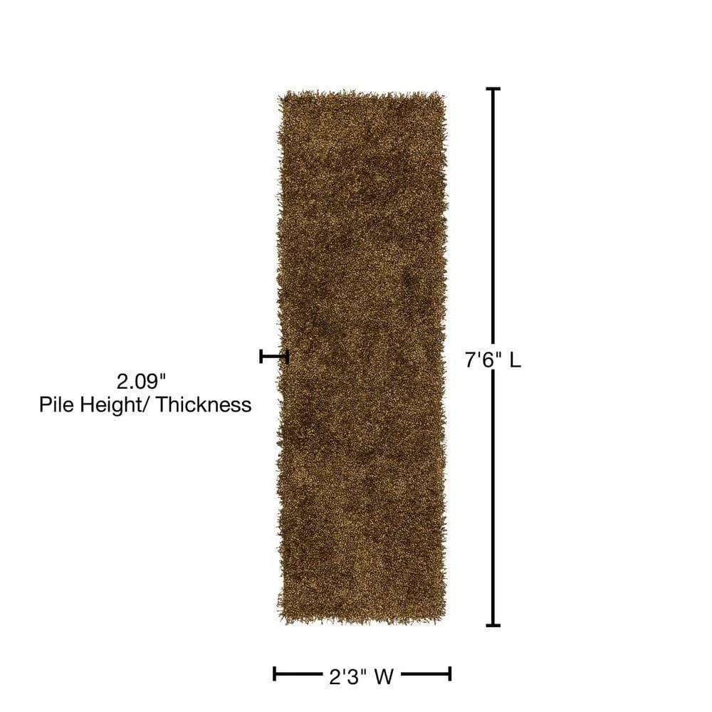 Decadent 1 Gold 2 ft. 3 in. x 7 ft. 6 in. Area Rug Runner by Addison Rugs 7 Decadent 1 Gold 2 ft. 3 in. x 7 ft. 6 in. Area Rug Runner by Addison Rugs - Image 5