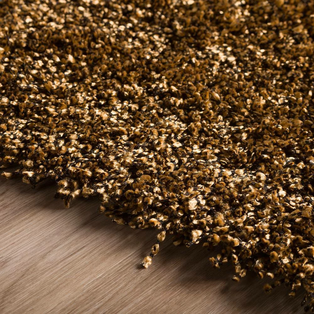 Decadent 1 Gold 2 ft. 3 in. x 7 ft. 6 in. Area Rug Runner by Addison Rugs 4 Decadent 1 Gold 2 ft. 3 in. x 7 ft. 6 in. Area Rug Runner by Addison Rugs - Image 2