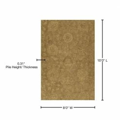 Delano 1 Goldenrod 8 ft. x 10 ft. Area Rug by Addison Rugs -Cozy Floor Style goldenrod addison rugs area rugs hddl1gr8x10 76 1000