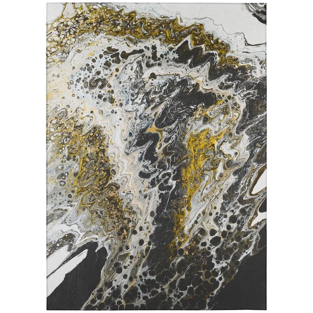 Copeland Graphite 8 ft. x 10 ft. Abstract Area Rug by Addison Rugs 3 Copeland Graphite 8 ft. x 10 ft. Abstract Area Rug by Addison Rugs