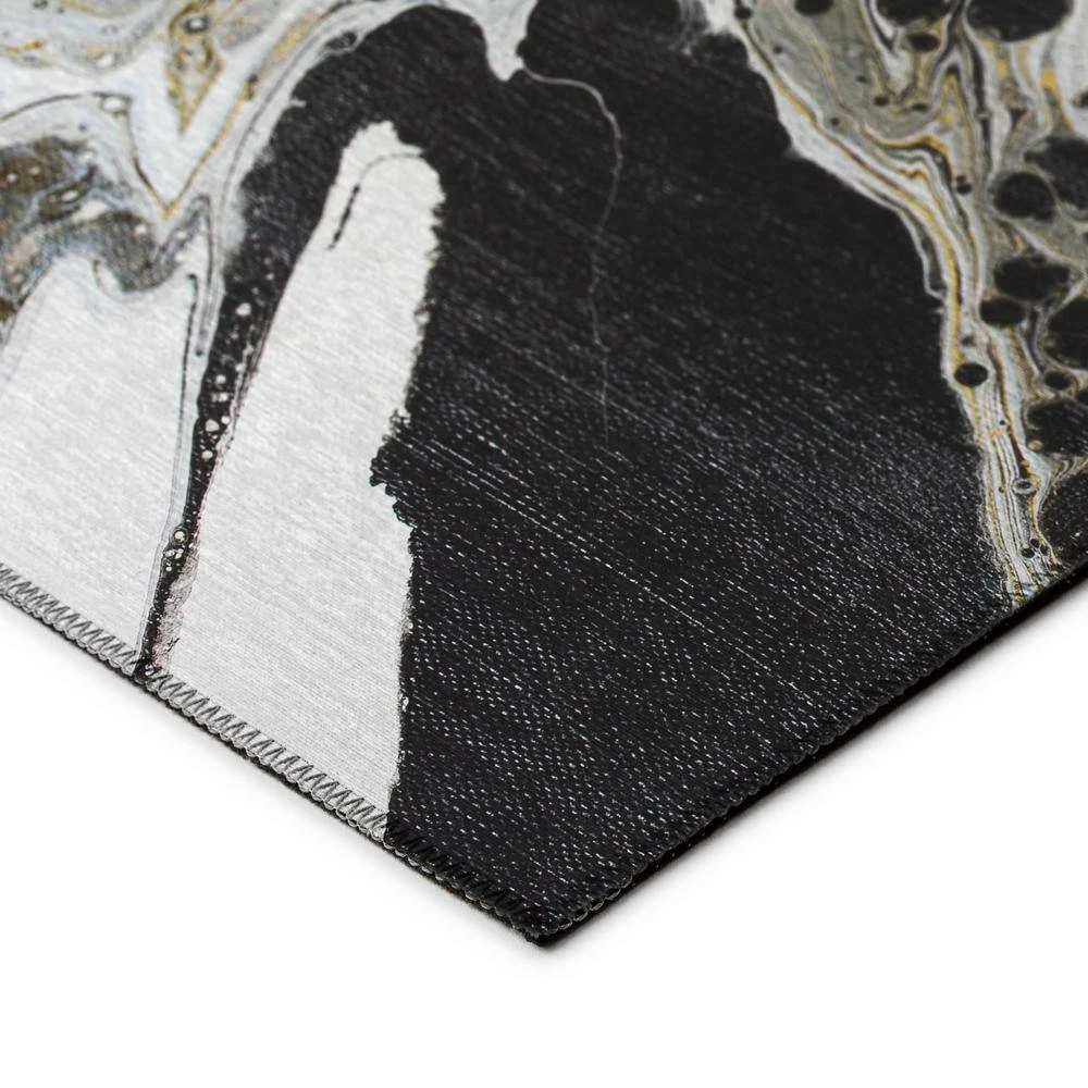 Copeland Graphite 8 ft. x 10 ft. Abstract Area Rug by Addison Rugs 4 Copeland Graphite 8 ft. x 10 ft. Abstract Area Rug by Addison Rugs - Image 2