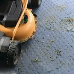 Gray Raised Coin 18 in. x 18 in. x 3.1 mm Rubber Interlocking Modular Flooring Tiles, 6-Pack (13.5 sq. ft.) by TrafficMaster -Cozy Floor Style gray raised coin trafficmaster gym floor tiles 11grn 532 18x18 4f 1000