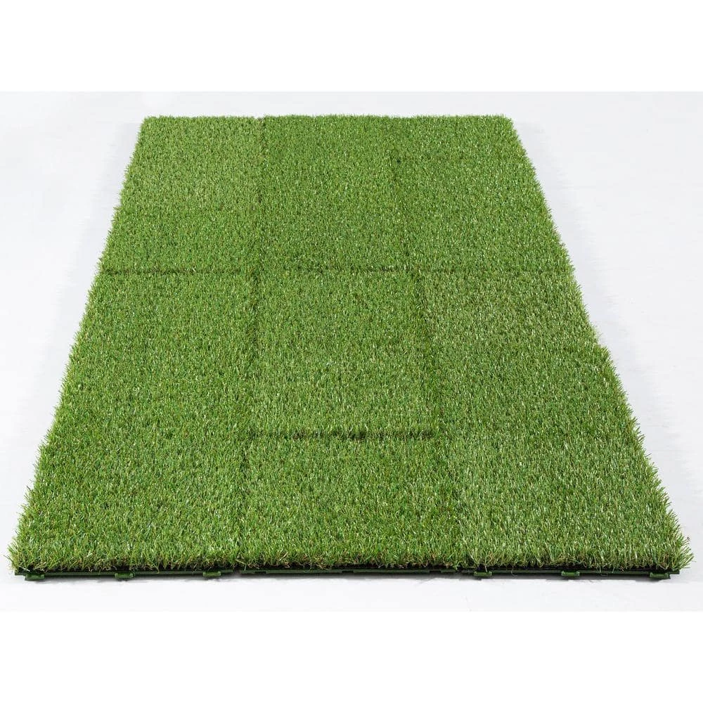 1 ft. x 1 ft. Artificial Grass Interlocking Tiles (9-Pack) by TrafficMaster 12 1 ft. x 1 ft. Artificial Grass Interlocking Tiles (9-Pack) by TrafficMaster - Image 10