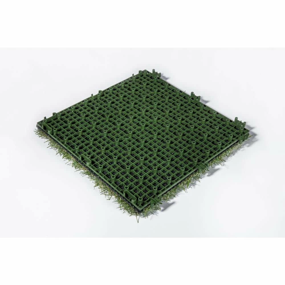1 ft. x 1 ft. Artificial Grass Interlocking Tiles (9-Pack) by TrafficMaster 10 1 ft. x 1 ft. Artificial Grass Interlocking Tiles (9-Pack) by TrafficMaster - Image 8