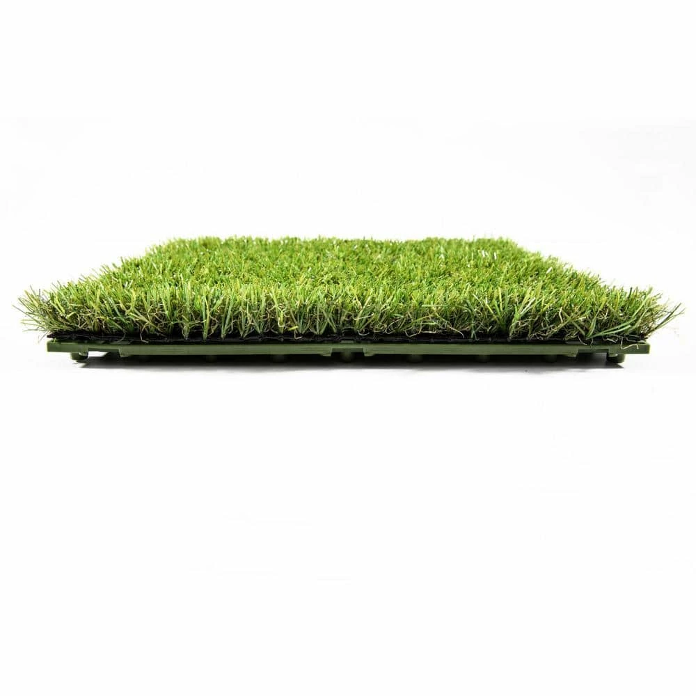 1 ft. x 1 ft. Artificial Grass Interlocking Tiles (9-Pack) by TrafficMaster 3 1 ft. x 1 ft. Artificial Grass Interlocking Tiles (9-Pack) by TrafficMaster