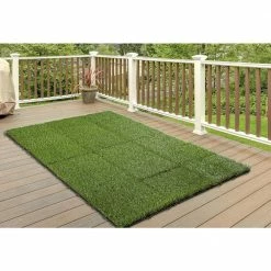 1 ft. x 1 ft. Artificial Grass Interlocking Tiles (9-Pack) by TrafficMaster 16 1 ft. x 1 ft. Artificial Grass Interlocking Tiles (9-Pack) by TrafficMaster -Cozy Floor Style green trafficmaster artificial grass 48219 a0 1000