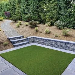 Premium Landscape 7.5 ft. x 13 ft. Green Artificial Grass Rug by TrafficMaster -Cozy Floor Style green trafficmaster artificial grass 566402 40 1000