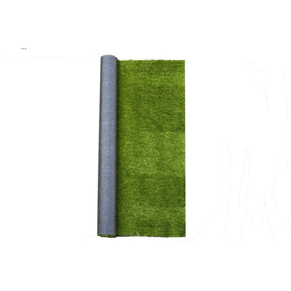 Landscape 7.5 ft. x 13 ft. Green Artificial Grass Rug by TrafficMaster 9 Landscape 7.5 ft. x 13 ft. Green Artificial Grass Rug by TrafficMaster - Image 7