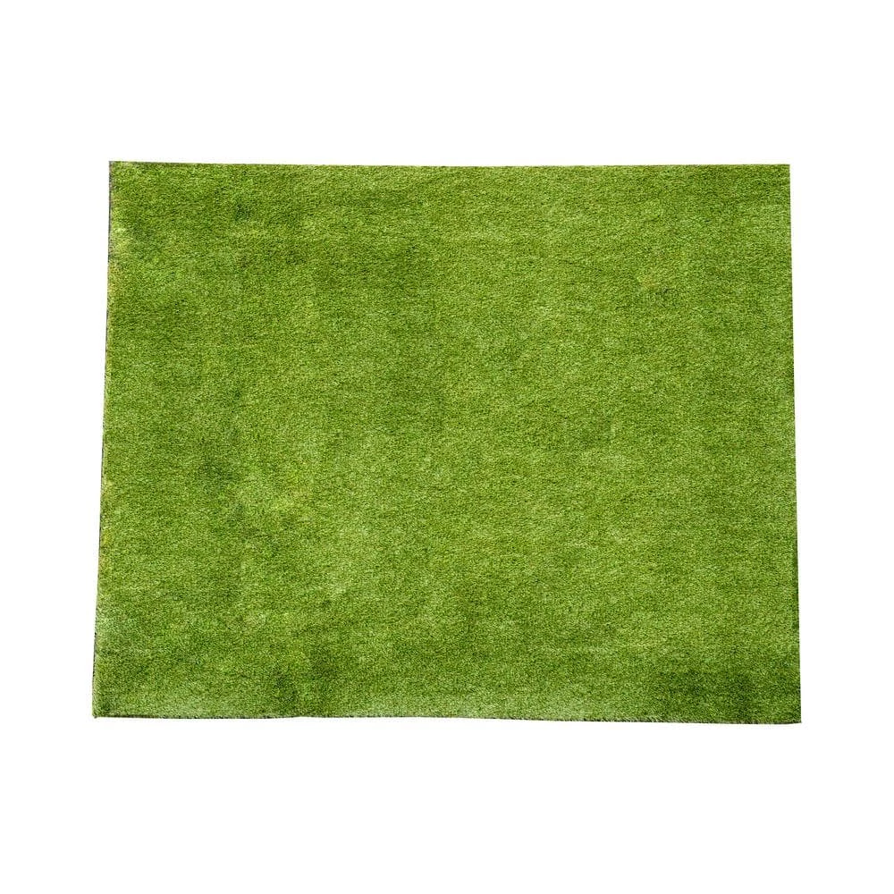 Landscape 7.5 ft. x 13 ft. Green Artificial Grass Rug by TrafficMaster 8 Landscape 7.5 ft. x 13 ft. Green Artificial Grass Rug by TrafficMaster - Image 6