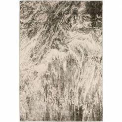 Gentry 17 Grey 8 Ft. x 10 Ft. Abstract Watercolor Area Rug by Addison Rugs